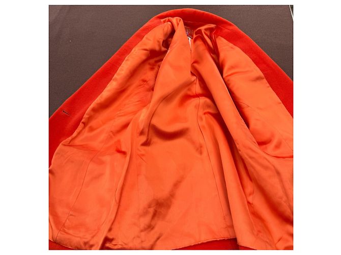 Giacca Jungle Kenzo / Donna 40 (L) / Lana–Cashmere Arancione - vista 4