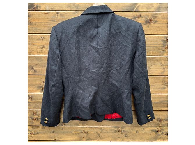 Autre Marque Versus Gianni Versace Blazer Cruzado Negro - vista 3