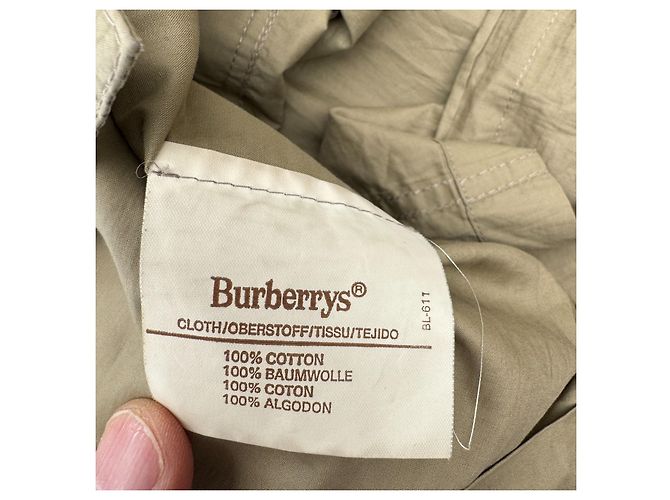 Chaqueta Burberrys de algodón beige con logo Prorsum - vista 5