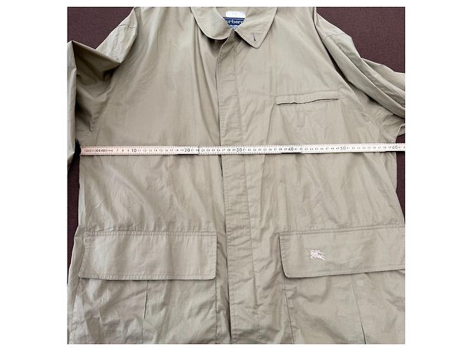 Chaqueta Burberrys de algodón beige con logo Prorsum - vista 6