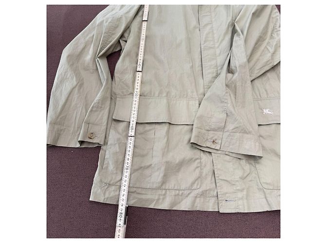 Chaqueta Burberrys de algodón beige con logo Prorsum - vista 7