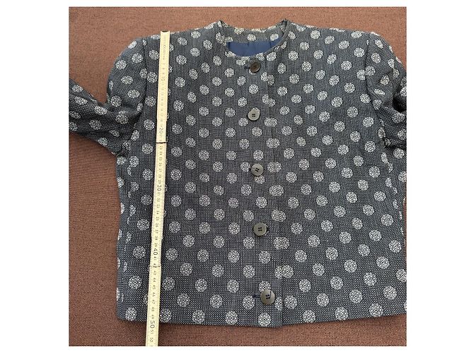 Giacca da donna Giorgio Armani Bianco Blu scuro - vista 4