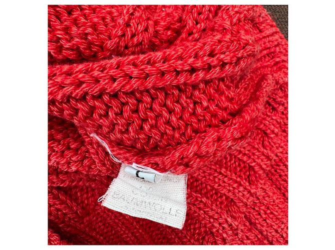 ETRO Strickjacke rot mit Reißverschluss - Ansicht 4