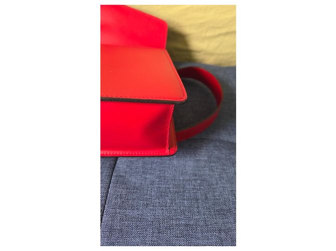 Borsa a tracolla Gucci Sylvie in pelle rossa + 2ª tracolla nuova Rosso Multicolore - vista 5