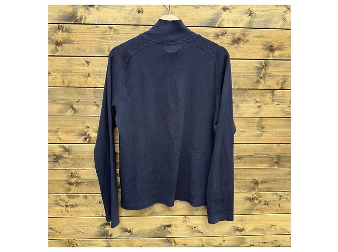 Autre Marque C.P. Company Sportswear 1/4 Zip Pullover Dunkelblau - Ansicht 2