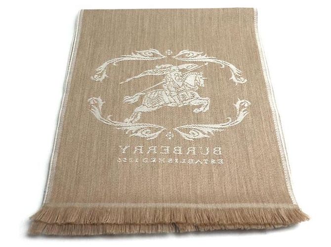 Sciarpa di lana Burberry Beige - vista 3