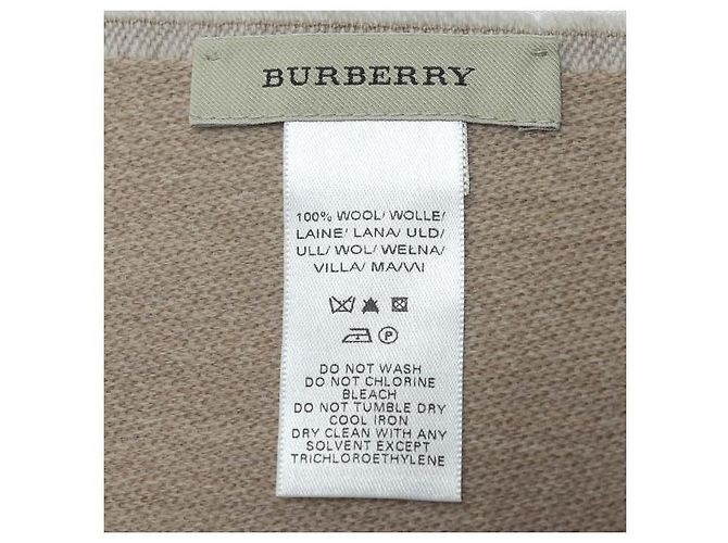Sciarpa di lana Burberry Beige - vista 5