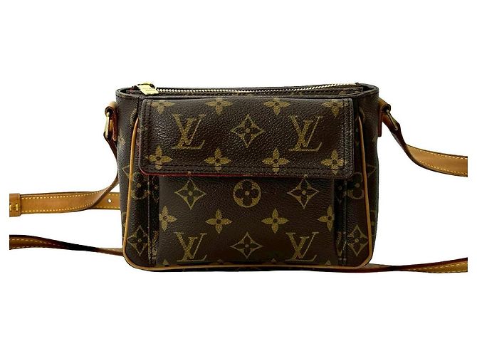 Mini borsa a tracolla Louis Vuitton Vivasite Monogram Marrone - vista 2