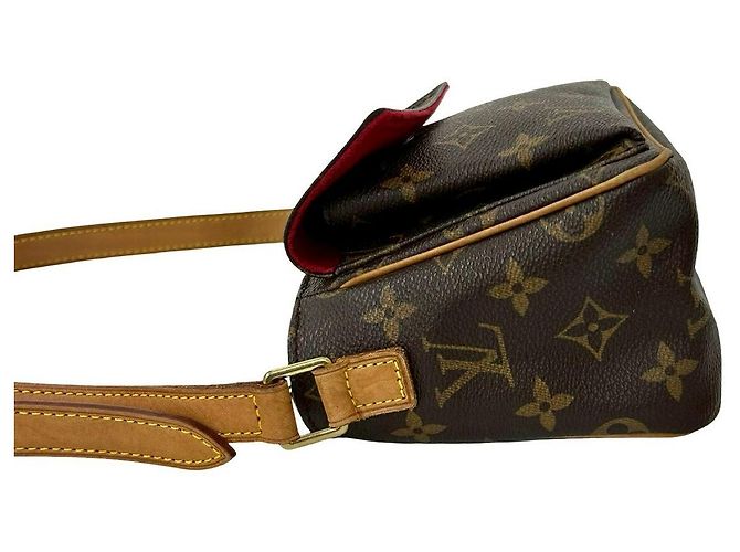 Mini borsa a tracolla Louis Vuitton Vivasite Monogram Marrone - vista 6