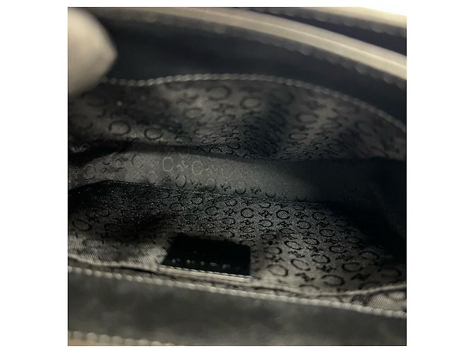 Triomphe Céline Mini borsa tote CELINE in pelle di vitello Nero - vista 10