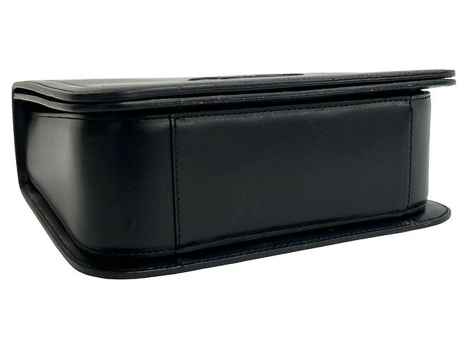 Triomphe Céline Mini borsa tote CELINE in pelle di vitello Nero - vista 8