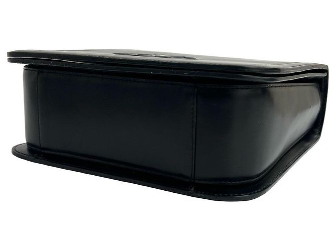 Triomphe Céline Mini borsa tote CELINE in pelle di vitello Nero - vista 9