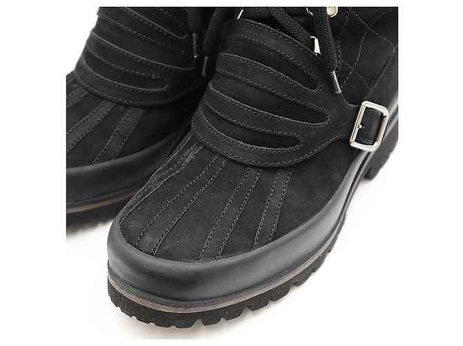 Timeless Chanel Matelasse Nubuck Snow Boots Schwarz - Ansicht 2