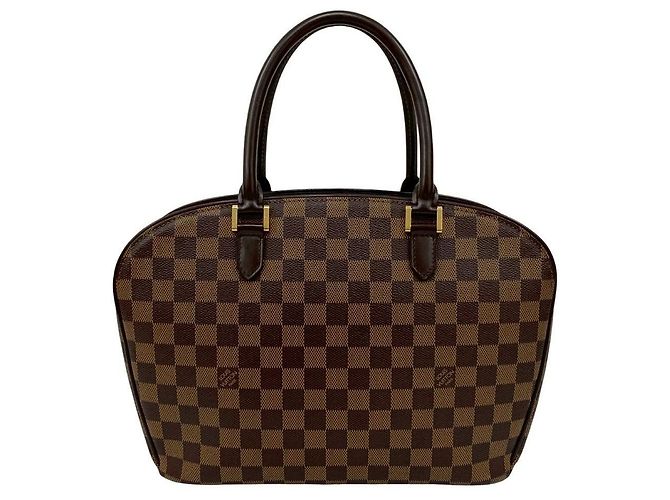 Borsa Louis Vuitton Sarria Horizontal Damier Marrone Bronzo - vista 4