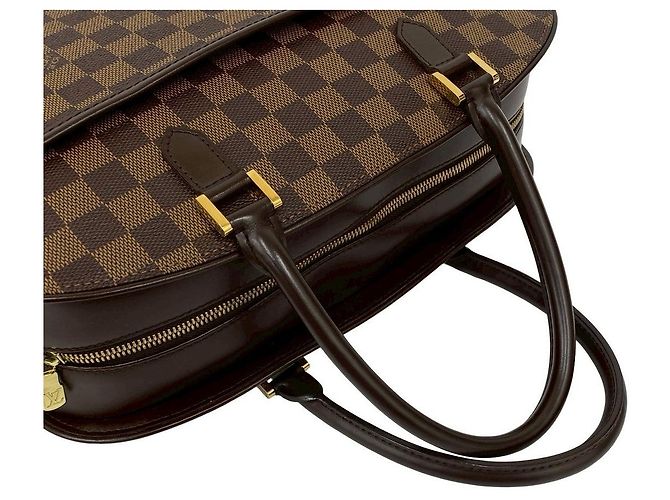 Borsa Louis Vuitton Sarria Horizontal Damier Marrone Bronzo - vista 5
