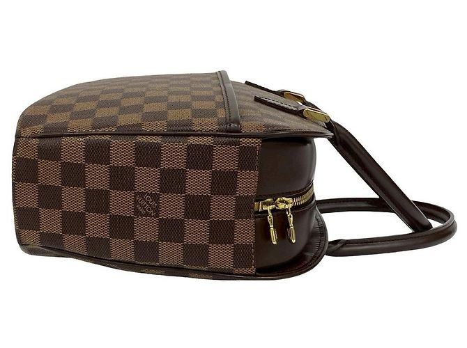 Borsa Louis Vuitton Sarria Horizontal Damier Marrone Bronzo - vista 7