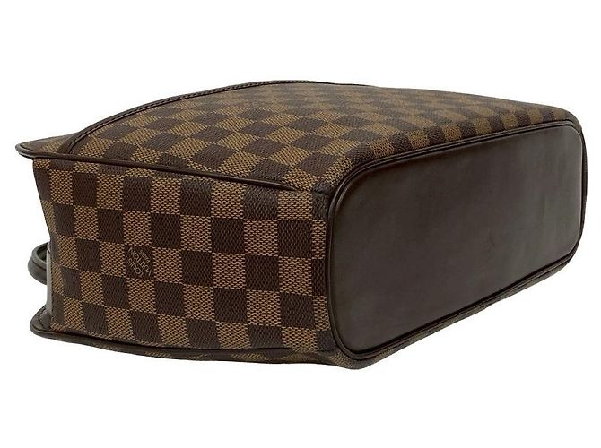 Borsa Louis Vuitton Sarria Horizontal Damier Marrone Bronzo - vista 8
