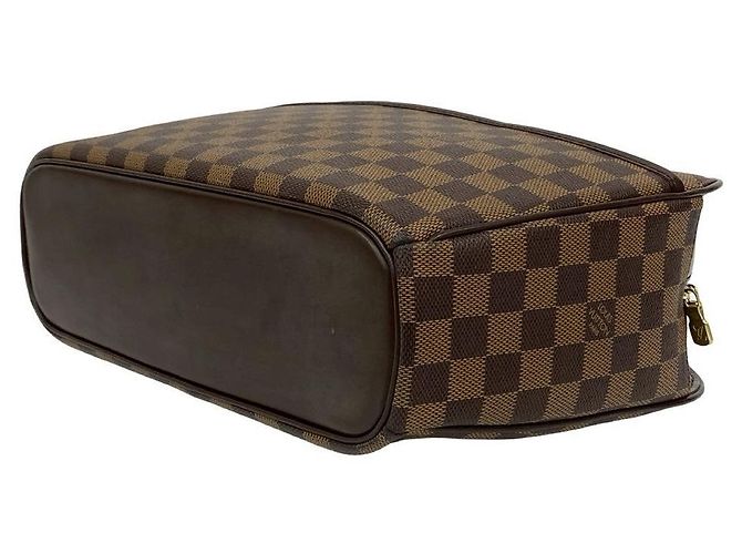 Borsa Louis Vuitton Sarria Horizontal Damier Marrone Bronzo - vista 9