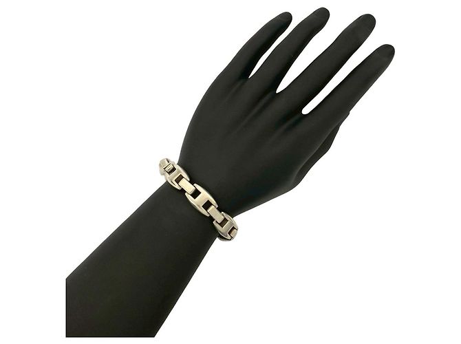 Hermès Cassiopeia Silver925 Armband Größe 17 Silber - Ansicht 2