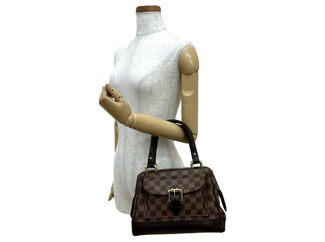 Borsa Louis Vuitton Knightsbridge Damier Marrone Bronzo - vista 3