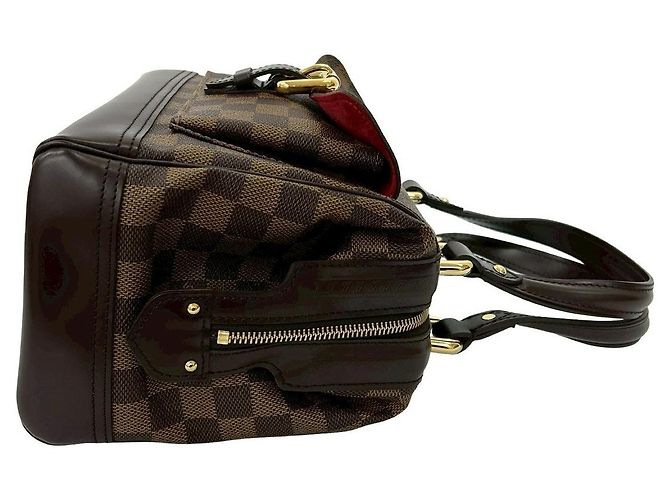 Borsa Louis Vuitton Knightsbridge Damier Marrone Bronzo - vista 7