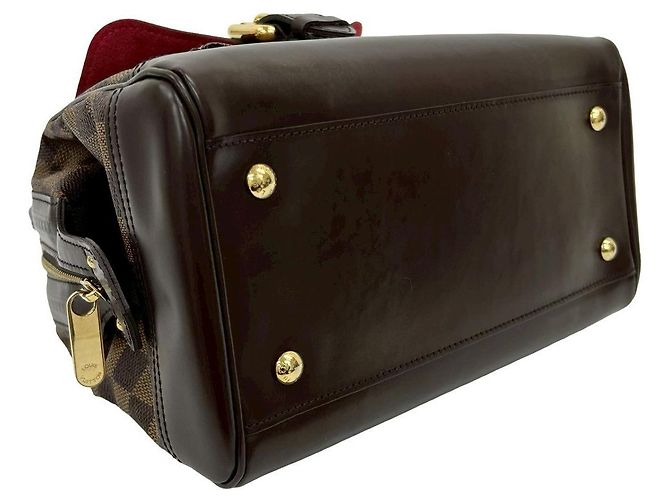 Borsa Louis Vuitton Knightsbridge Damier Marrone Bronzo - vista 8