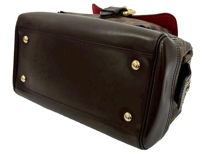 Borsa Louis Vuitton Knightsbridge Damier Marrone Bronzo - vista 9