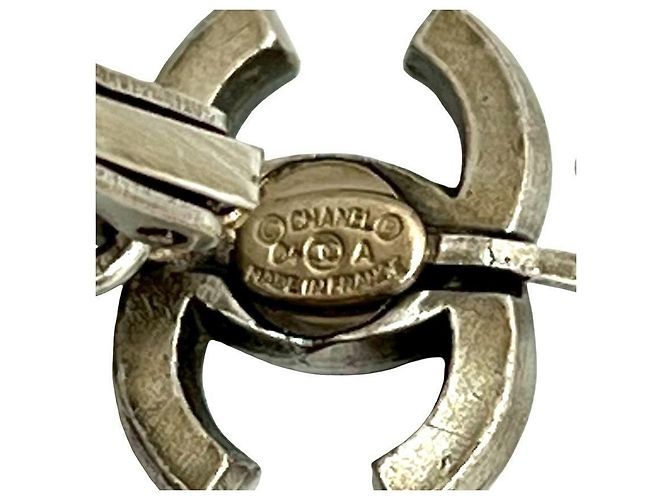 Timeless Chanel Heart Ohrringe Silber - Ansicht 3