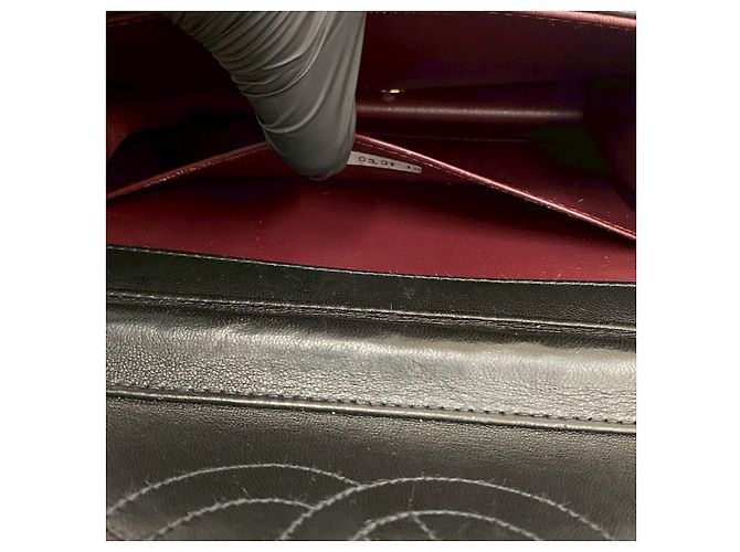 Timeless Borsa a tracolla Chanel Matelasse in agnello Nero - vista 11