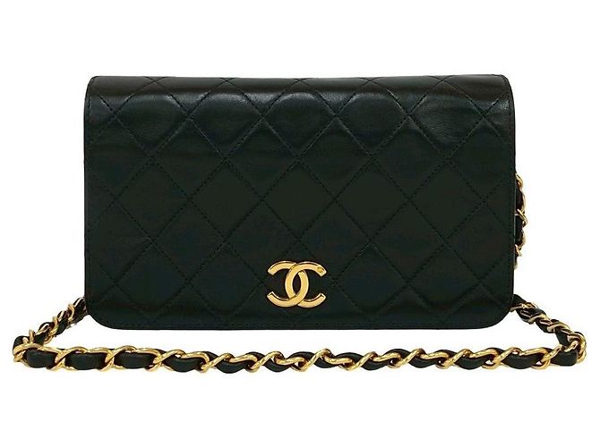 Timeless Borsa a tracolla Chanel Matelasse in agnello Nero - vista 2