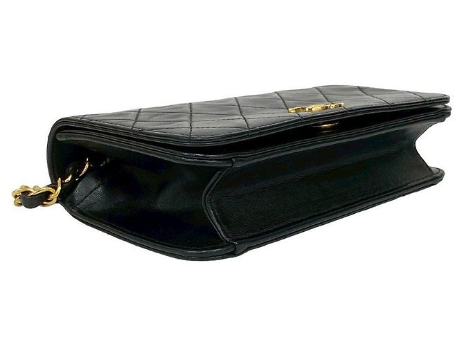 Timeless Borsa a tracolla Chanel Matelasse in agnello Nero - vista 8