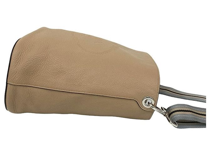 Vitello Borsa a tracolla in pelle Prada Beige - vista 7