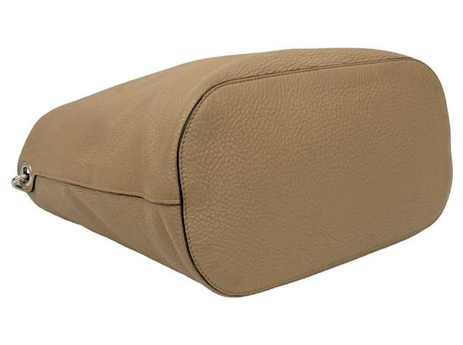 Vitello Borsa a tracolla in pelle Prada Beige - vista 8