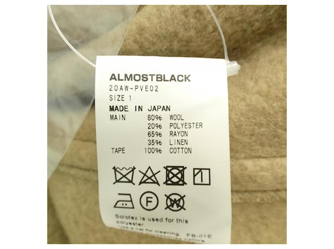 Autre Marque Chaleco ALMOST BLACK Beige - vista 3