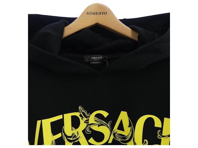 Moletom com capuz Versace Preto - vista 5