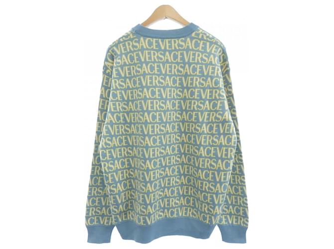 Versace Strick Blau Gelb - Ansicht 2