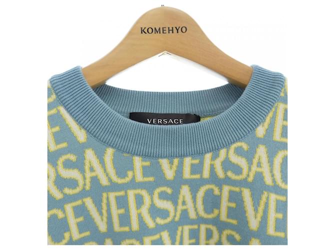 Versace Strick Blau Gelb - Ansicht 5