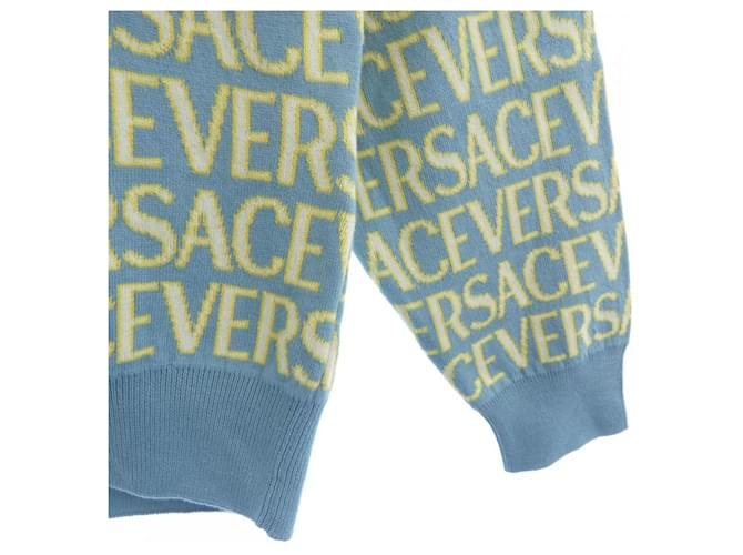 Versace Strick Blau Gelb - Ansicht 6