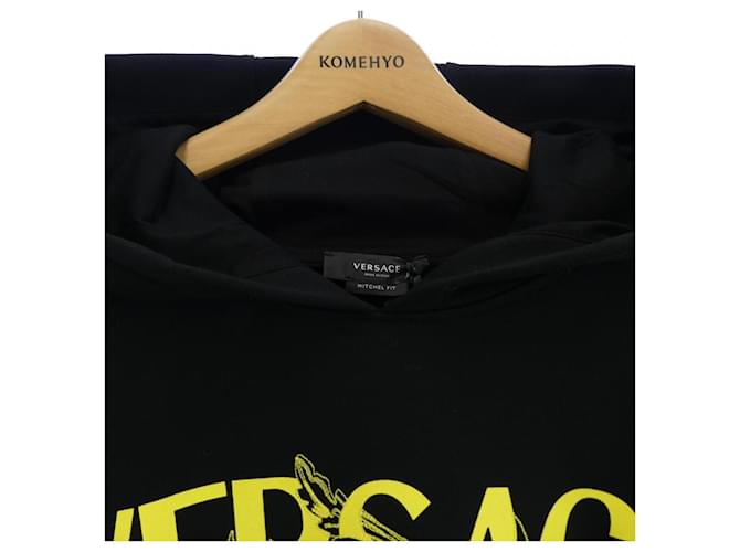 Moletom com capuz Versace Preto - vista 5