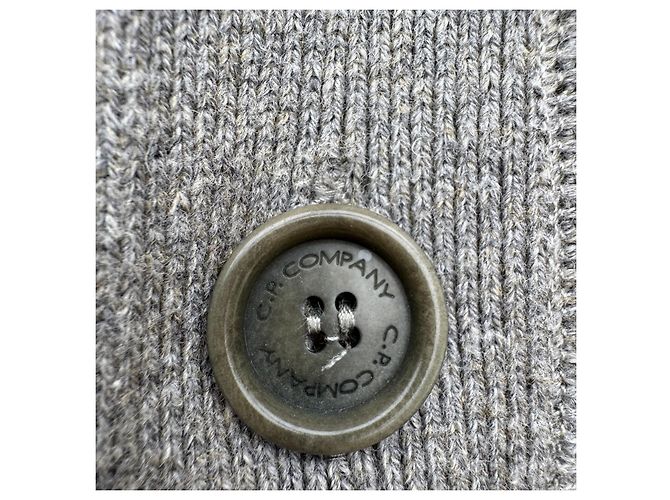 Autre Marque C.P. Company Kapuzenpullover Woll-Baumwoll-Mischung Grau - Ansicht 2