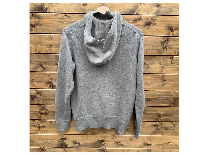 Autre Marque C.P. Company Kapuzenpullover Woll-Baumwoll-Mischung Grau - Ansicht 3