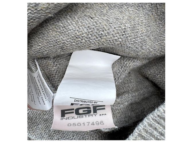 Autre Marque C.P. Company Kapuzenpullover Woll-Baumwoll-Mischung Grau - Ansicht 7