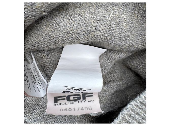 Autre Marque C.P. Company Kapuzenpullover mit Knöpfen aus Woll-Baumwoll-Mischung in Grau - Ansicht 18