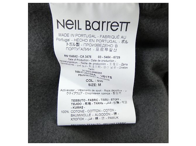 Autre Marque Neil Barrett NBV7JS186A Hoodie Braun - Ansicht 3