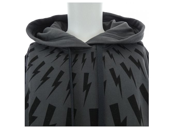 Autre Marque Neil Barrett NBV7JS186A Hoodie Braun - Ansicht 6