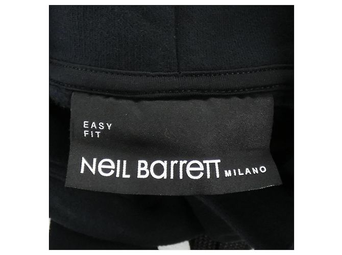 Autre Marque Neil Barrett NBV7JS186A Hoodie Schwarz - Ansicht 5