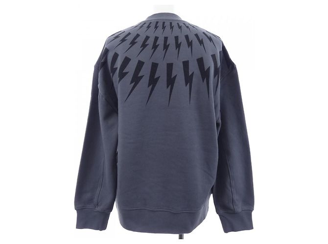 Autre Marque Sweatshirt Neil Barrett NBV7JS010S Braun - Ansicht 2
