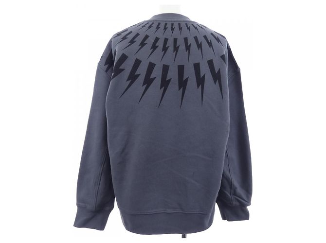 Autre Marque Sweatshirt Neil Barrett NBV7JS010S Braun - Ansicht 2