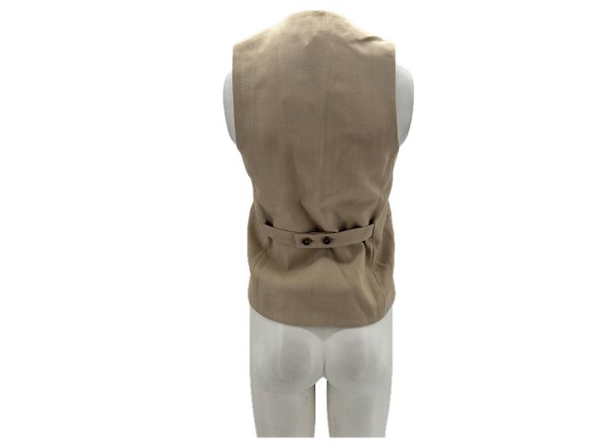 Autre Marque Chaqueta sin mangas beige - vista 2