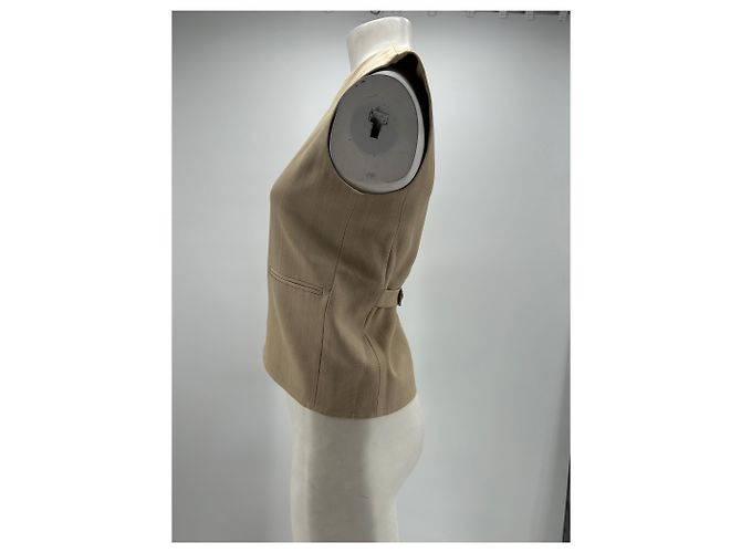 Autre Marque Chaqueta sin mangas beige - vista 3